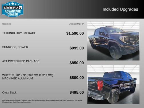 Onyx Black 2023 GMC Sierra 1500 AT4