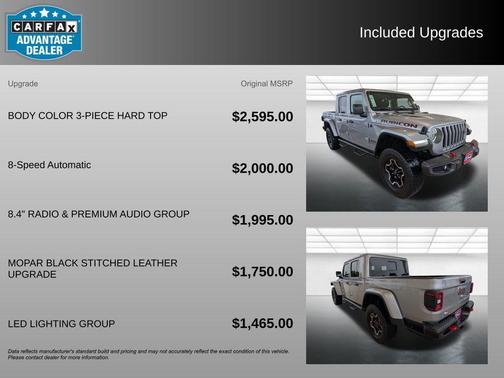 Billet Silver Metallic Clearcoat 2021 Jeep Gladiator Rubicon