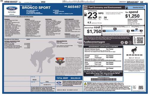 2021 Ford Bronco Sport Badlands