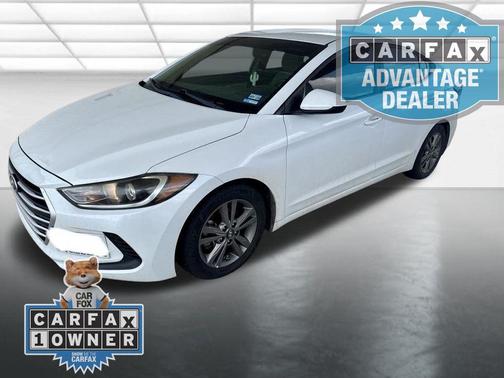 Quartz White Pearl 2018 Hyundai ELANTRA SEL