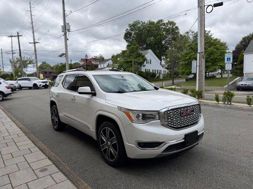 White Frost Tricoat 2017 GMC Acadia Denali