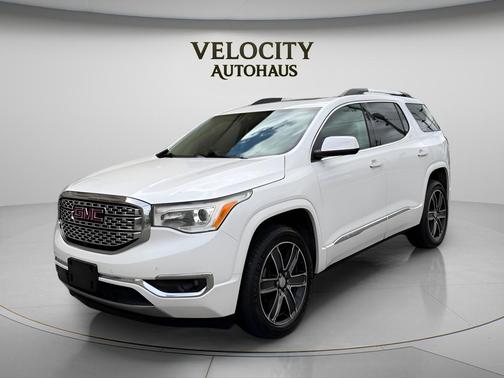 White Frost Tricoat 2017 GMC Acadia Denali