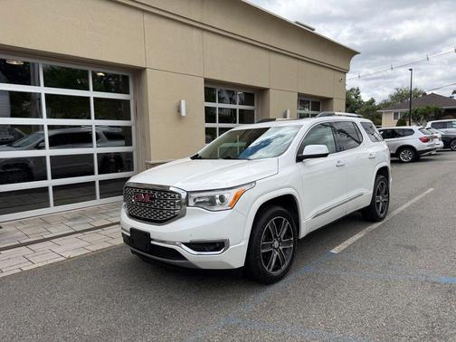 White Frost Tricoat 2017 GMC Acadia Denali