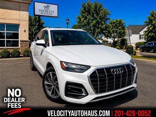 White 2021 Audi Q5 45 Premium Plus