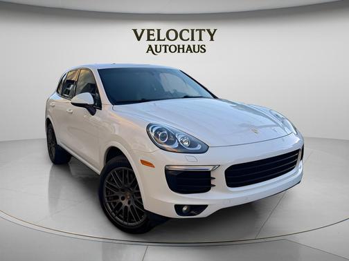 White 2017 Porsche Cayenne Platinum Edition