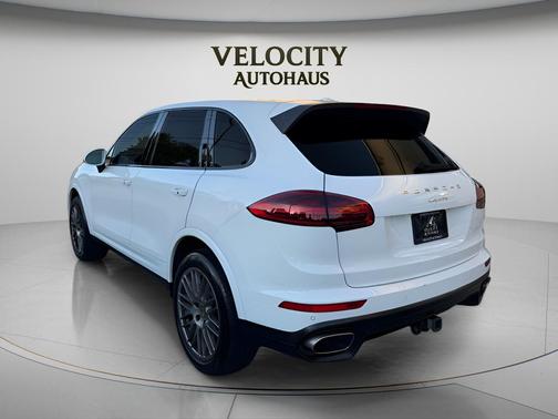 White 2017 Porsche Cayenne Platinum Edition