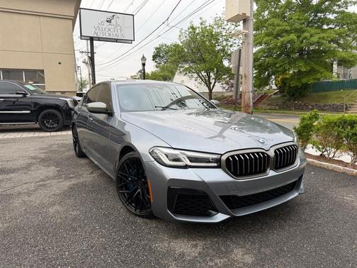 Bluestone Metallic 2021 BMW M550 i Xdrive