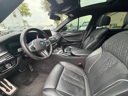 Bluestone Metallic 2021 BMW M550 i Xdrive