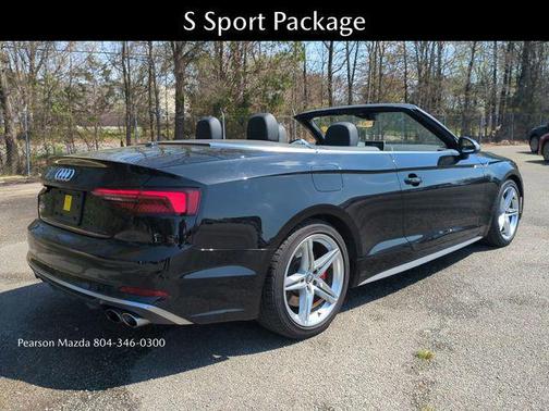 Mythos Black Metallic/Black Roof 2018 Audi S5 3.0T Prestige