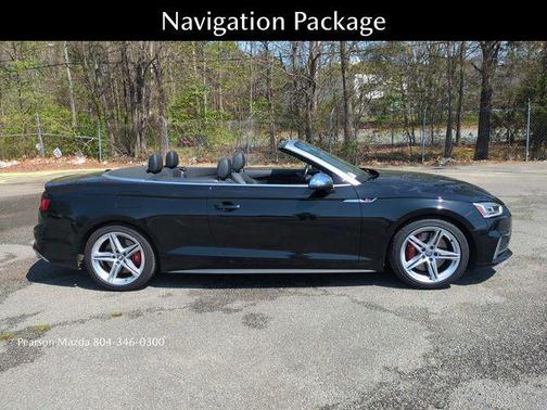 Mythos Black Metallic/Black Roof 2018 Audi S5 3.0T Prestige