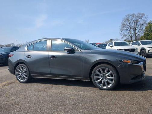 Machine Gray 2026 Mazda Mazda3 FWD w/Preferred Package