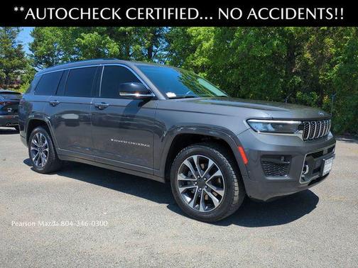 Baltic Gray Metallic Clearcoat 2021 Jeep Grand Cherokee L Overland SUV