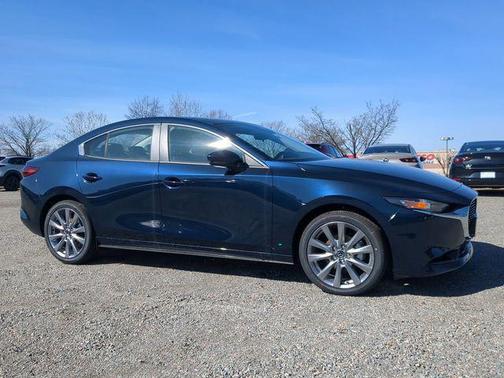 Crystal Blue 2026 Mazda Mazda3 FWD w/Preferred Package