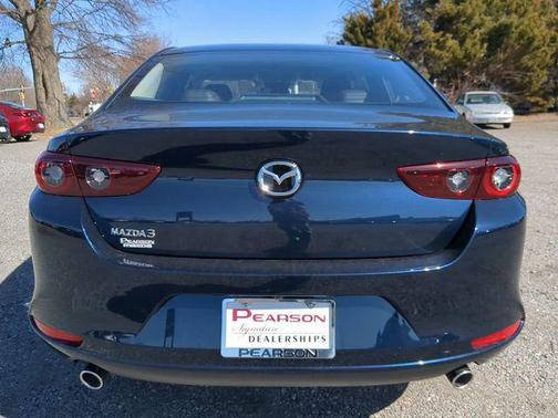 Crystal Blue 2026 Mazda Mazda3 FWD w/Preferred Package