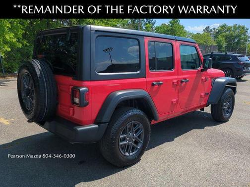 Firecracker Red Clearcoat 2025 Jeep Wrangler Sport S