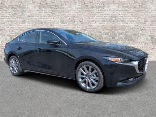 Jet Black 2026 Mazda Mazda3 FWD w/Preferred Package