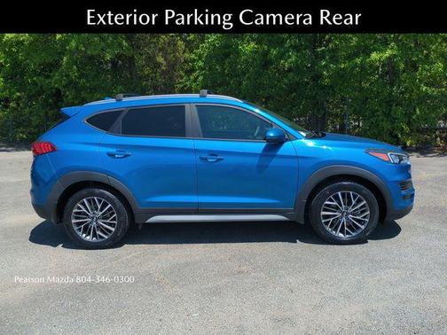 Aqua Blue 2021 Hyundai TUCSON SEL