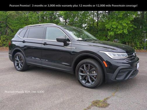 Deep Black 2022 Volkswagen Tiguan 2.0T SE 4MOTION