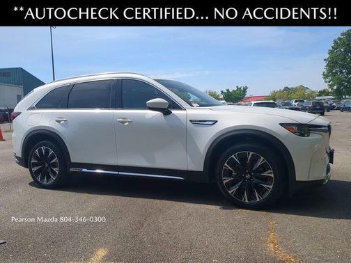 Rhodium White Premium 2024 Mazda CX-90 PHEV Premium