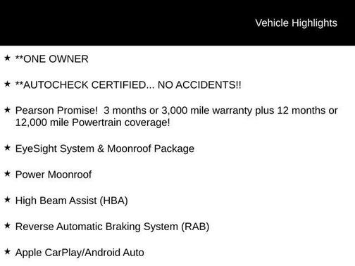 2018 Subaru Crosstrek 2.0i Limited