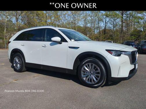 Rhodium White Premium 2024 Mazda CX-90 PHEV Preferred