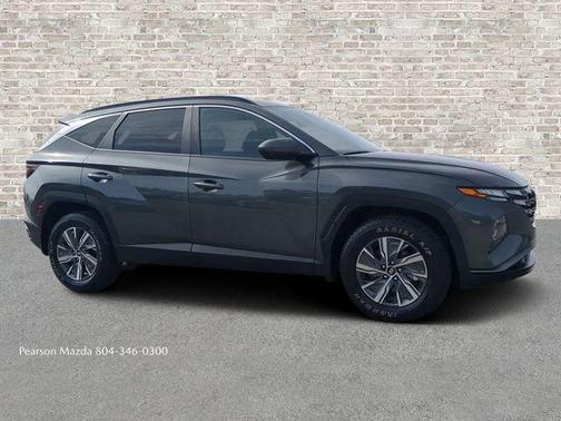 Amazon Gray 2024 Hyundai TUCSON Hybrid Blue SUV