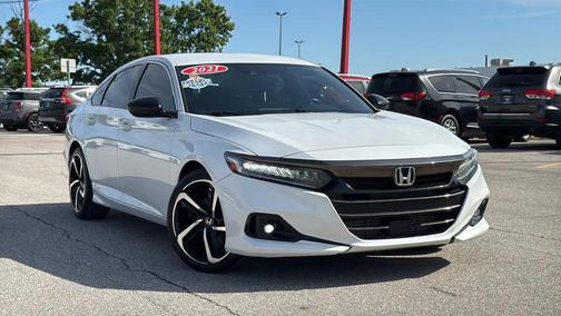 Platinum White Pearl 2021 Honda Accord Sport SE 1.5T