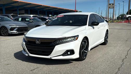 Platinum White Pearl 2021 Honda Accord Sport SE 1.5T