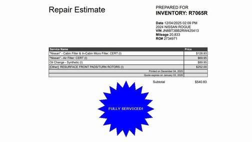 2024 Nissan Rogue SV