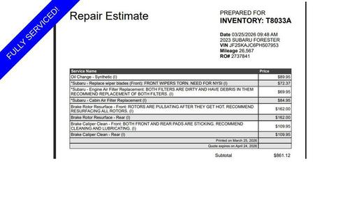 Magnetite Gray Metallic 2023 Subaru Forester Sport