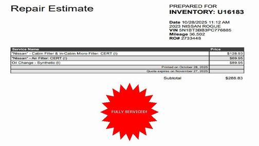 2023 Nissan Rogue SV