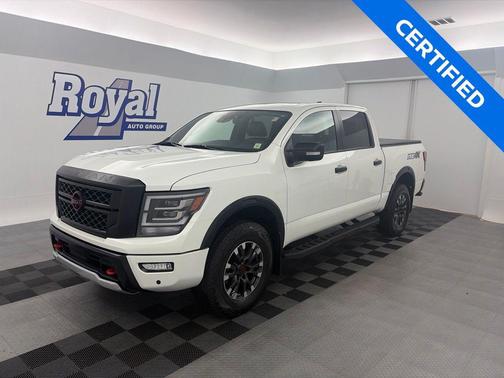 Glacier White 2023 Nissan Titan PRO-4X