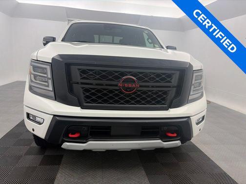 Glacier White 2023 Nissan Titan PRO-4X