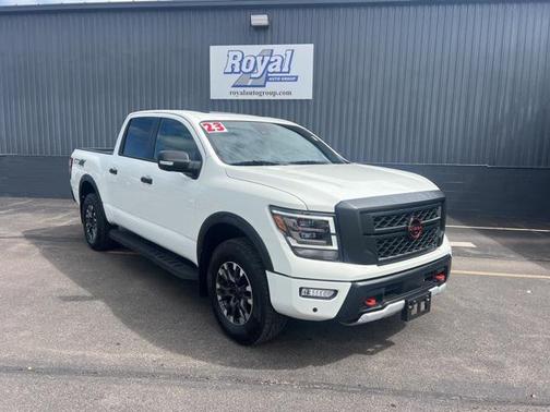 Glacier White 2023 Nissan Titan PRO-4X