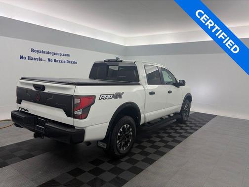 Glacier White 2023 Nissan Titan PRO-4X