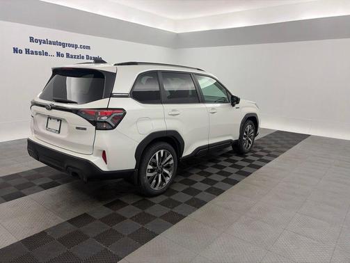 Crystal White Pearl 2026 Subaru Forester Hybrid Touring