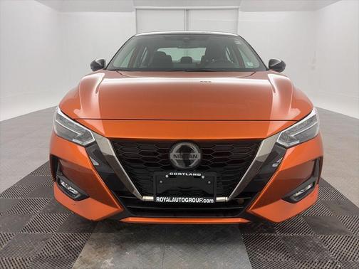 Monarch Orange Metallic/Super Black 2023 Nissan Sentra SR