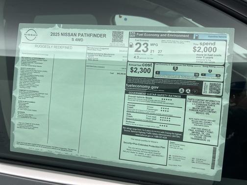 2025 Nissan Pathfinder S 4WD