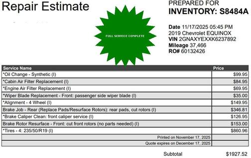 2019 Chevrolet Equinox Premier w/2LZ