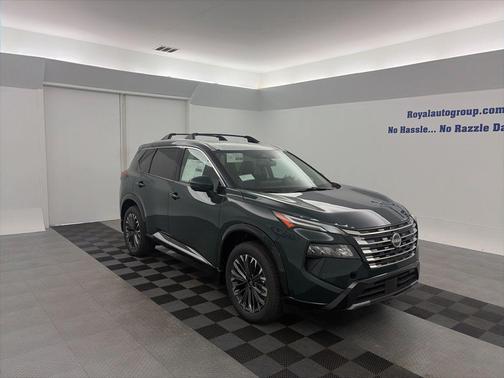 Obsidian Green 2026 Nissan Rogue Platinum