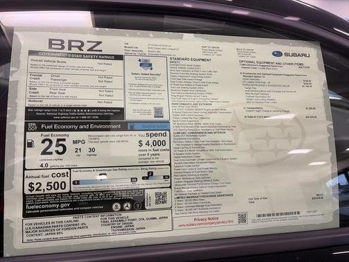 2026 Subaru BRZ Limited