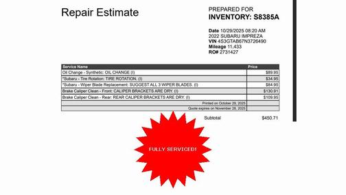 2022 Subaru Impreza Base