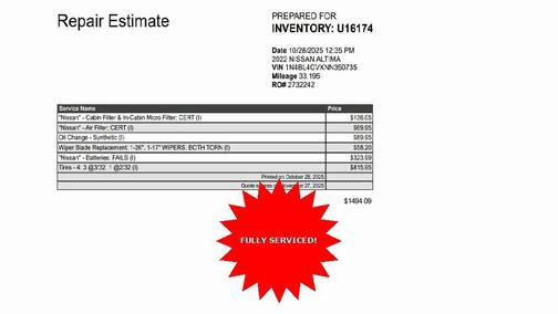 2022 Nissan Altima SR FWD