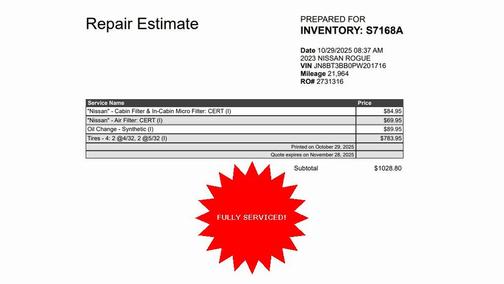 2023 Nissan Rogue SV