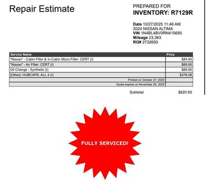 2024 Nissan Altima S FWD