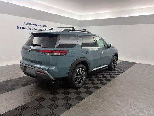 Baltic Teal 2026 Nissan Pathfinder Platinum