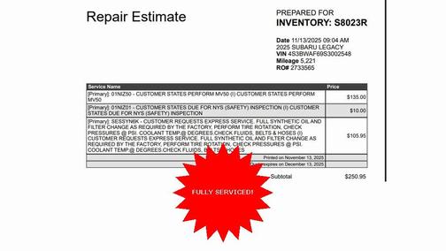2025 Subaru Legacy Premium