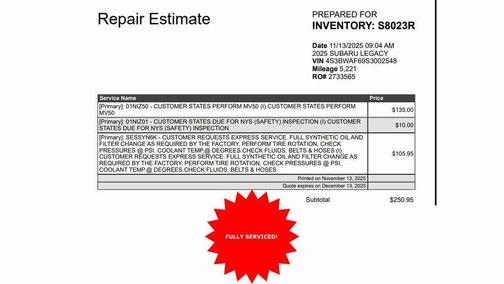 2025 Subaru Legacy Premium