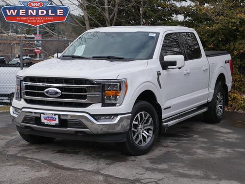 STAR WHITE METALLIC TRICOAT 2022 Ford F-150 LARIAT Truck