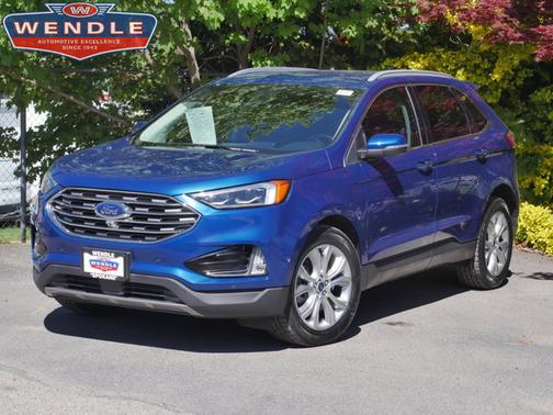 ATLAS BLUE 2022 Ford Edge TITANIUM
